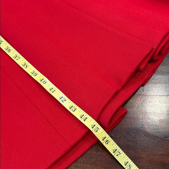 Vintage Ralph Lauren Rugby Long Red Wool Flared Coat size 0 - Picture 15 of 15